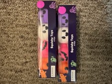 Lot Of 2 New Viral Halloween Squishy Toys 4 Pack Ghost Pumpkin Squeeze Fidget