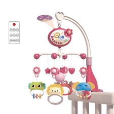 Baby Soothing Mobile Auto Spin Crib Toy 400 Lullabies Ceiling Projection Remote