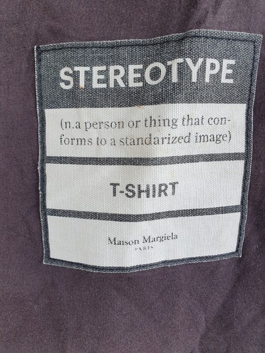 Maison Martin Margiela Stereotype t-shirt sz 50/M - Picture 3 of 10