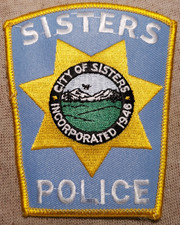 OR Sisters Oregon Police Shoulder Patch