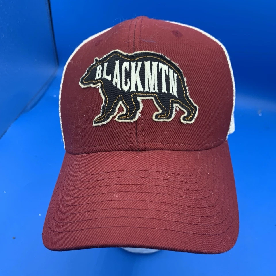 黑色 MTN 网眼平沿帽卡车司机帽 — 第 2/4 张图片