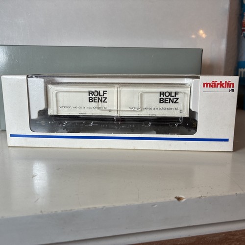 Märklin H0 4850 Containerwagen ROLF BENZ neu unbespiekt in OVP | Zustand: Neu