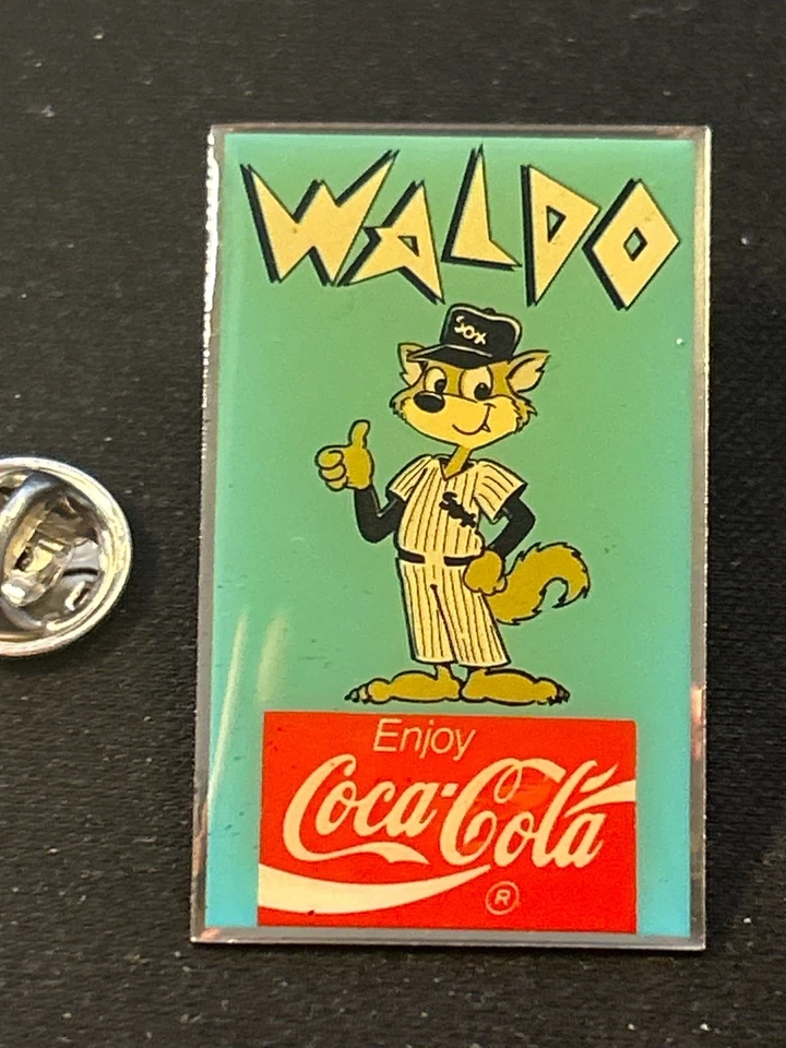 Coca Cola Chicago White Sox Waldo Anstecknadel - 1990er (?) - RARITÄT - Bild 3 von 4