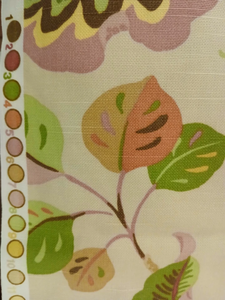 P KAUFMANN FABRICS SOIL & STAIN REPELLENT FINISH Jacobean Print 72 L x 56 W USA - Image 3 of 4