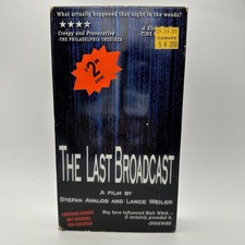 The Last Broadcast VHS 1998 Found Footage Horror Blair Witch Jersey Devil Rare