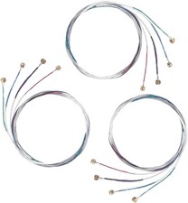 12-Pack Universal Violin Strings 4/4 Full Set, Steel Core with Nickel Ball End