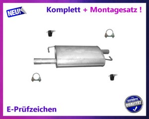 MITTELSCHALLDÄMPFER NEU AUSPUFF SCHALLDÄMPFER MONTAGESATZ für ENDSCHALLDÄMPFER MITTELSCHALLDÄMPFER NEU AUSPUFF SCHALLDÄMPFER MONTAGESATZ für ENDSCHALLDÄMPFER