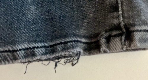 LUCKY BRAND 223 Straight Faded Black Distress Rip Men Jeans 30/32 *Fit 30 X 30.5 - Picture 21 of 24