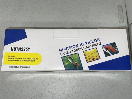 NUOVA stampante laser gialla giallo compatibile Brother TN-225Y ad alto rendimento toner a colori