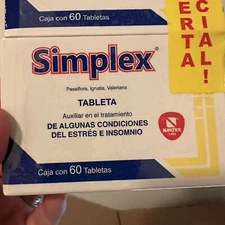 Simplex 2 boxes - 60 Tab Each Box 
