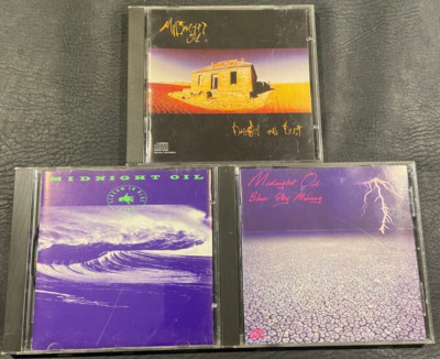 (3) CD LOT MIDNIGHT OIL--BLUE SKY MINING-DIESEL AND DUST-SCREAM IN BLUE LIVE
