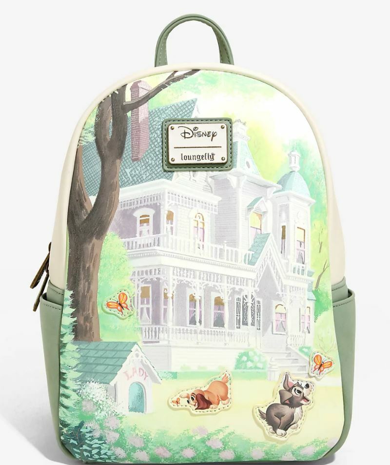 Loungefly lady and the tramp Lady and the Tramp Exclusive Plush Cosplay Mini Backpack main image 4