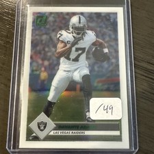 2023 Panini Clearly Donruss Davante Adams #5  /49 green