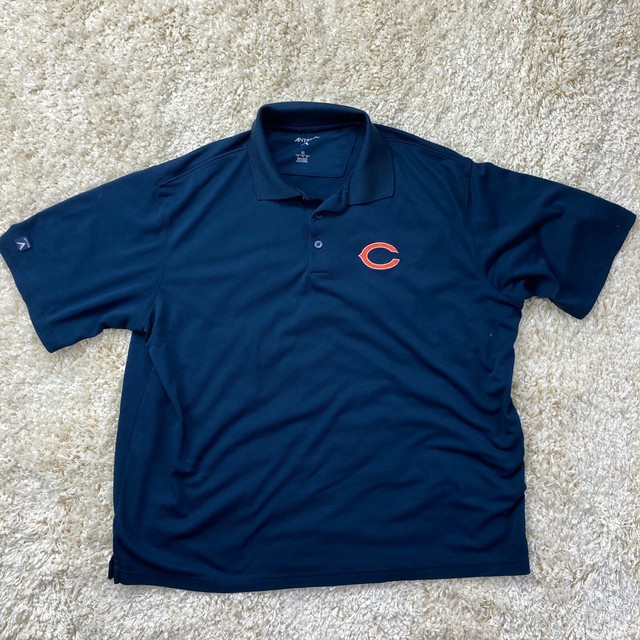 Chicago Bears NFL Men's XL Blue Short Sleeve Golf Polo Shirt Antigua | eBay