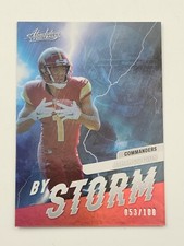 2022 Panini Absolute By Storm Red Spectrum #BST-10 Jahan Dotson  /100 Rookie RC