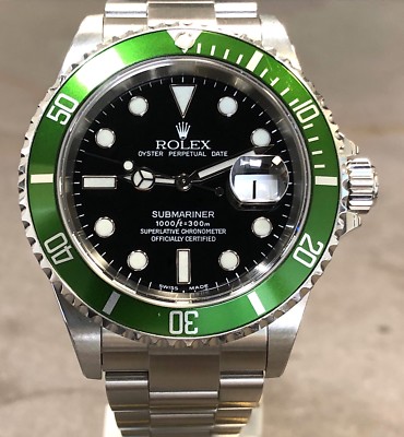 ROLEX SUBMARINER 16610LV ANNIV 
