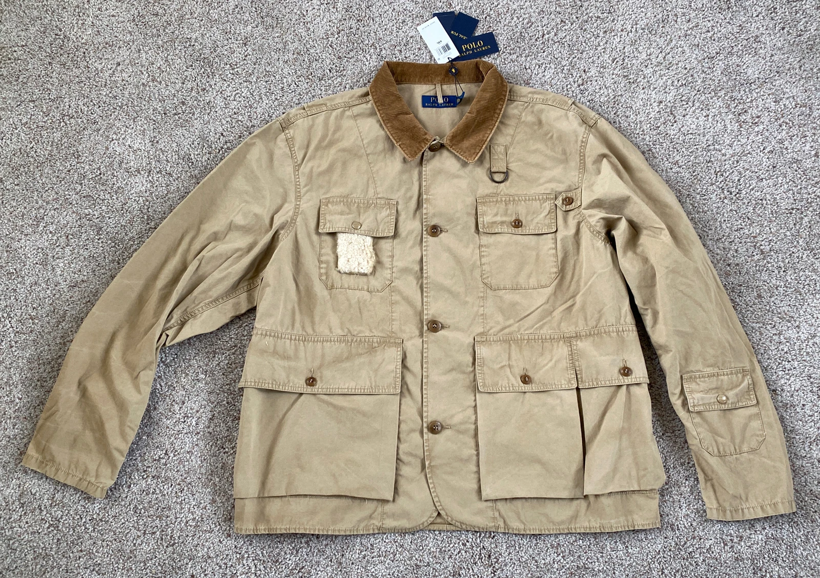 Ralph Lauren Polo Fly Fishing SHIRT Jacket Men’s Size XXL NEW $498.00 SHACKET