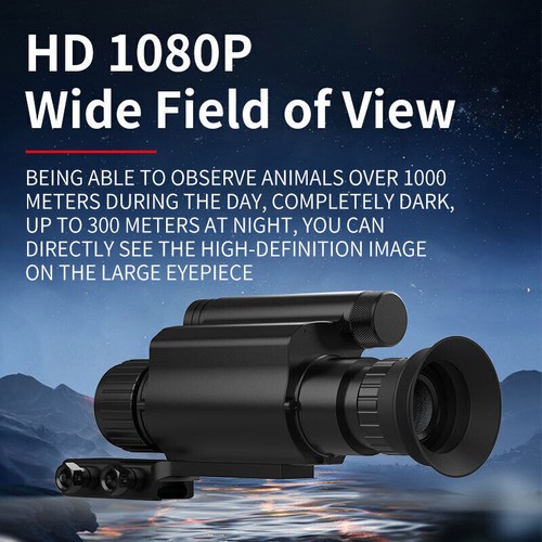 NV075 Infrared Night Vision Monocular 1080P OLED Telescope Video Record Camera - Picture 16 of 24
