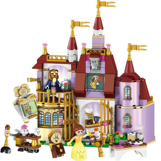 beauty and the beast castle toy