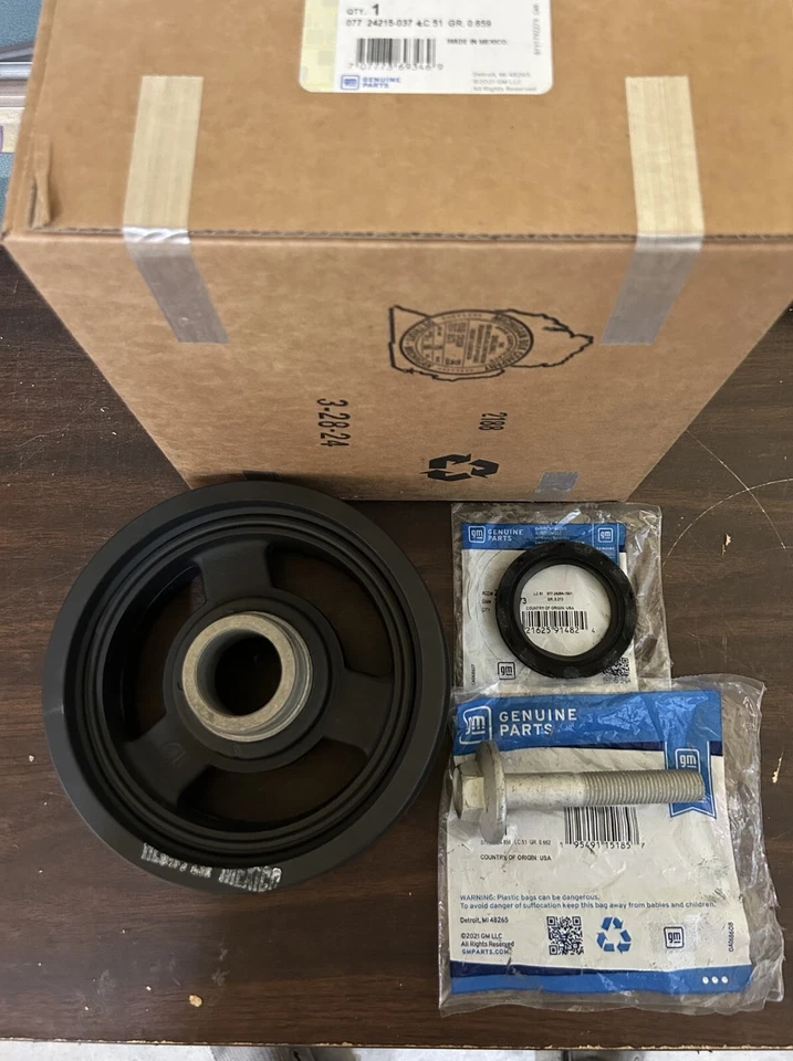 OEM GM Harmonic Balancer,Seal, Bolt, Kit FITS C5 Corvette 1997 - 2004 5.7L - Image 2 of 4