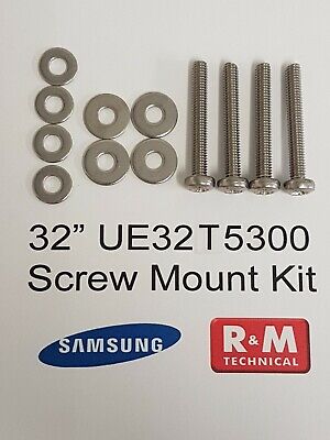 Samsung Tv Wall Mounting Screws UE32T5300 T5300 New M4 to fit 26mm