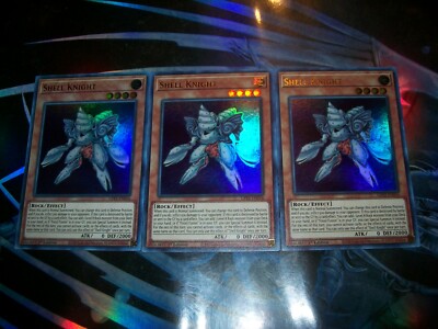 3x Shell Knight 1st Edition Ultra Rare GFP2-EN016 Yu-Gi-Oh!