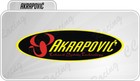 1 Adesivo Stickers Akrapovic resistenti al calore 15 cm