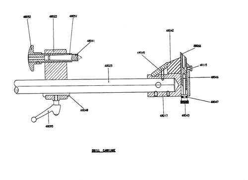 Dormer Model 48 Drill Point Thinning Machine Operator Maintenance Parts List PDF - Picture 13 of 15