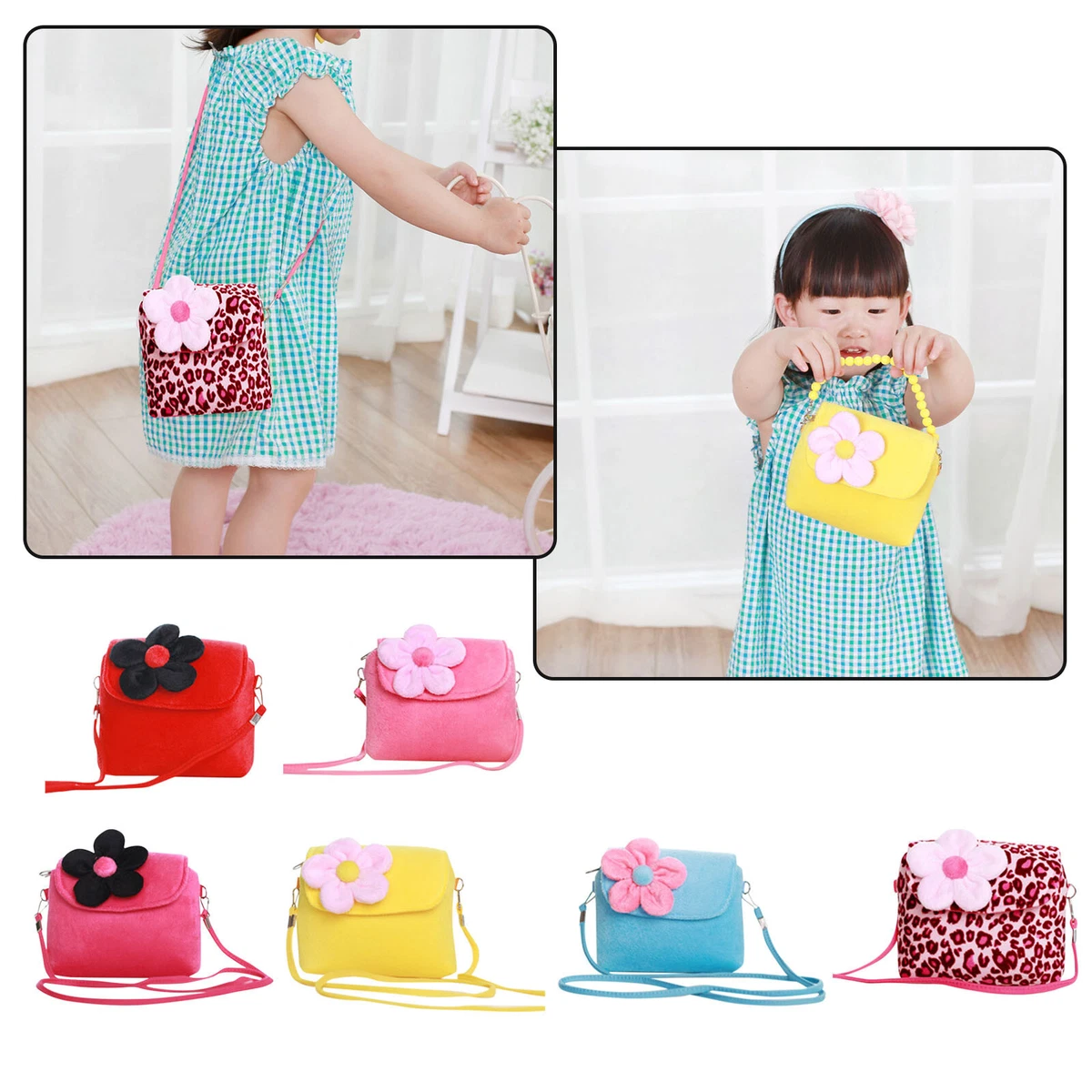 Little Girls Crossbody Purses For Kids Toddler Mini Cute Princess