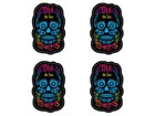 Day of the Dead Sign Cutouts 2 Pk 4 Pcs Día de los Muertos Party Calavera Signs