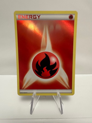 Fire Energy - Black & White Era 2013 - Pokémon TCG - Reverse Holo - LP