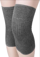 Men Women Cashmere Knee Braces Supports Leg Warmer Winter Warm Thermal Wool C...
