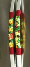 Refrigerator Oven Door Padded Appliance Handle Covers Bell Peppers Set of 2