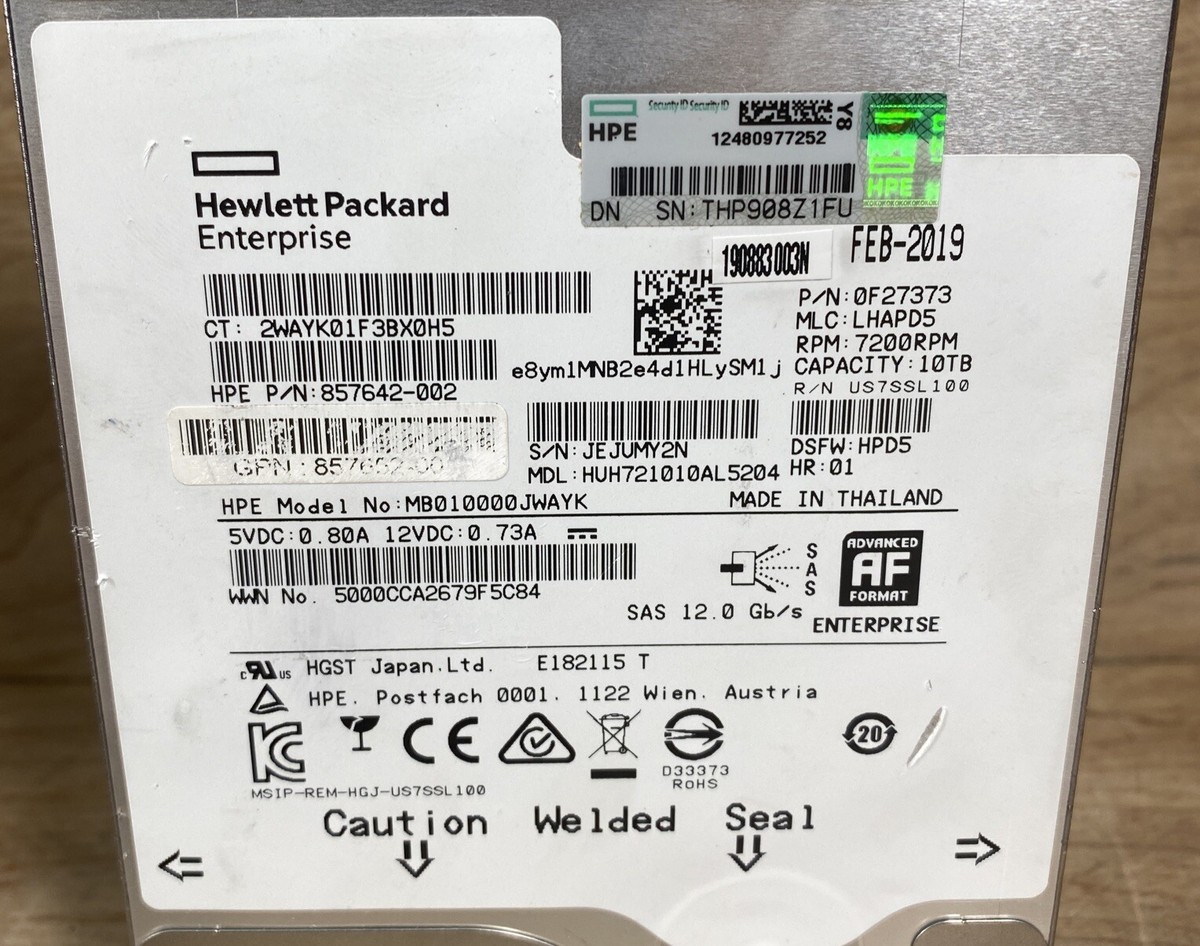 TSシリーズ:12TB HDD ベイ付き Amazon.com: Hgst 198944 Hard Drive 0f30146 3.5 Inch 12tb Es