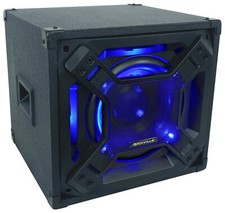 Rockville Bass Blaster 10 10" 750w Powered Home Audio Subwoofer Theater Sub+led