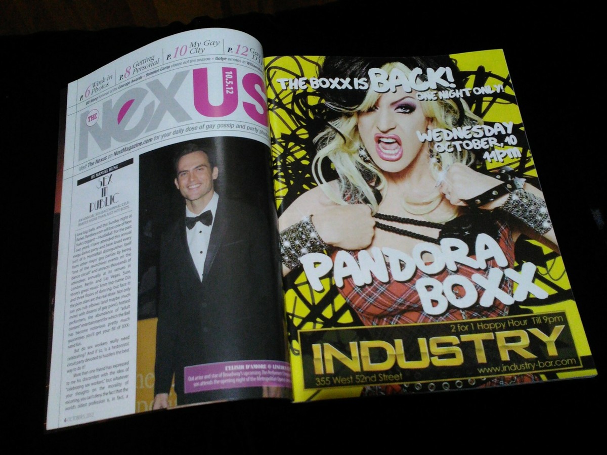 NeXT Mag Cover Contest, drag queen PANDORA BOXX in Ad, WEEK IN