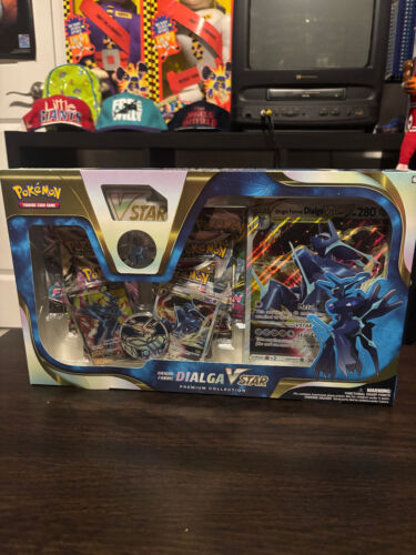 Pokémon TCG Origin Forme Dialga VSTAR Premium Collection Box Set- New/Sealed