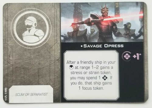 Star Wars X-Wing Miniatures - Tarjeta de actualización de tripulación individual - Segunda edición - Imagen 84 de 116