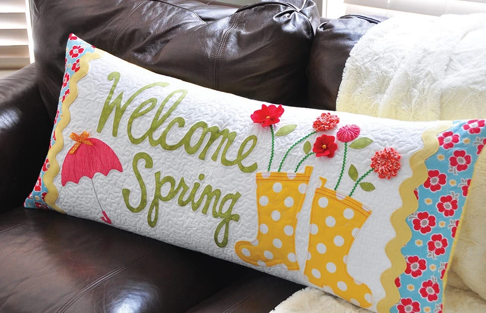 Kimberbell Welcome Spring Bench Pillows Sewing Pattern: Includes Directions, - Image 4 of 4