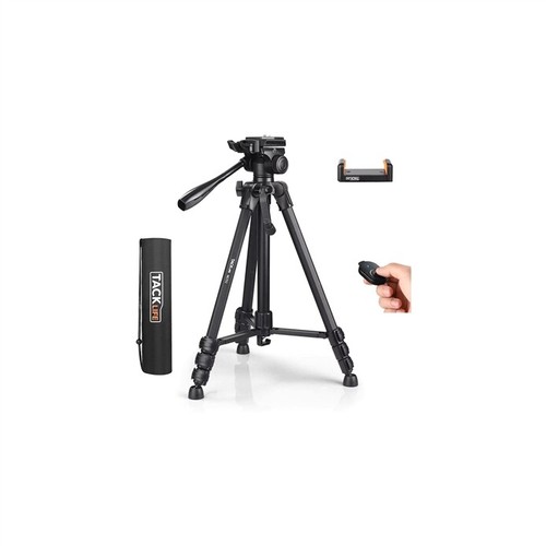 TACKLIFE 60-inch Foldable Camera Tripod with Wireless Bluetooth