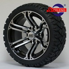 Golf Cart 14 Terminator Wheelsrims And 20 Stinger All Terrain Tires Dot Rated