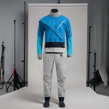 New Men 3-layer Waterproof Fabric Drysuit With Latex on Neck