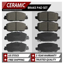 Front and Rear Ceramic Brake Pads Set For 2016-2022 Honda HR-V
