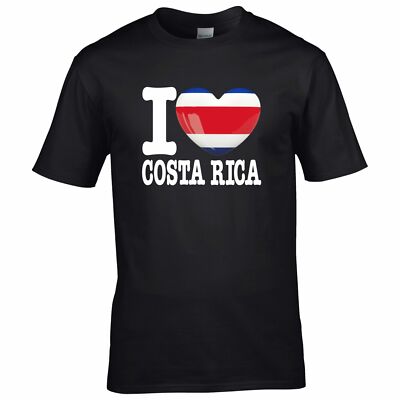 Shirt LOVE COSTA RICA Herren WM Trikot Liebe Herz Land Jersey FanShirts4u