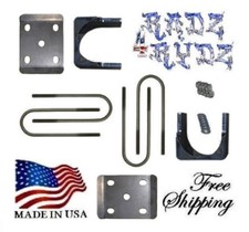 2007-2018 Chevy Silverado Gmc Sierra 1500 7 Drop Axle Flip Lowering Kit U-bolts