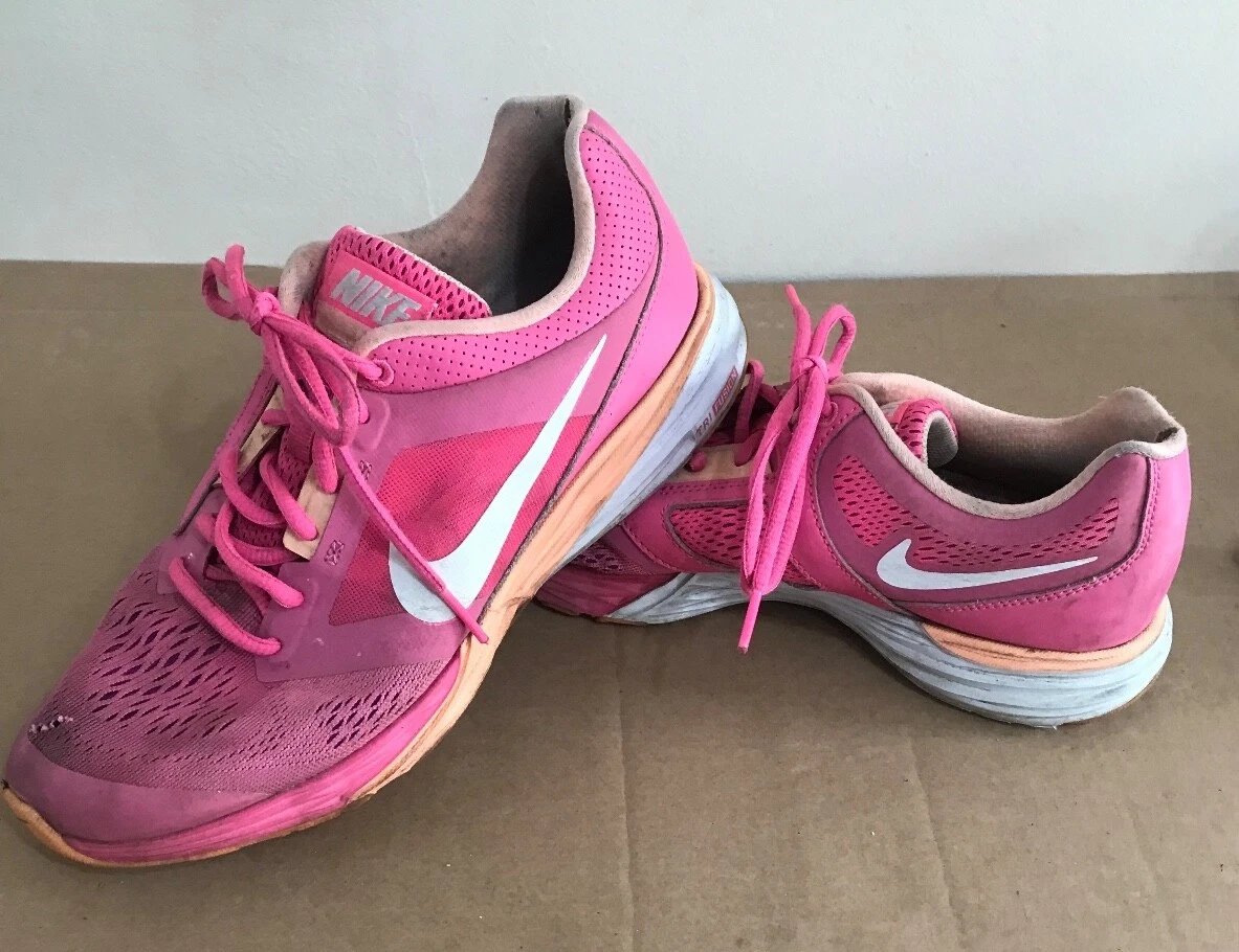 Nike Women s pink trifusion run Running Trainers Uk 7 see