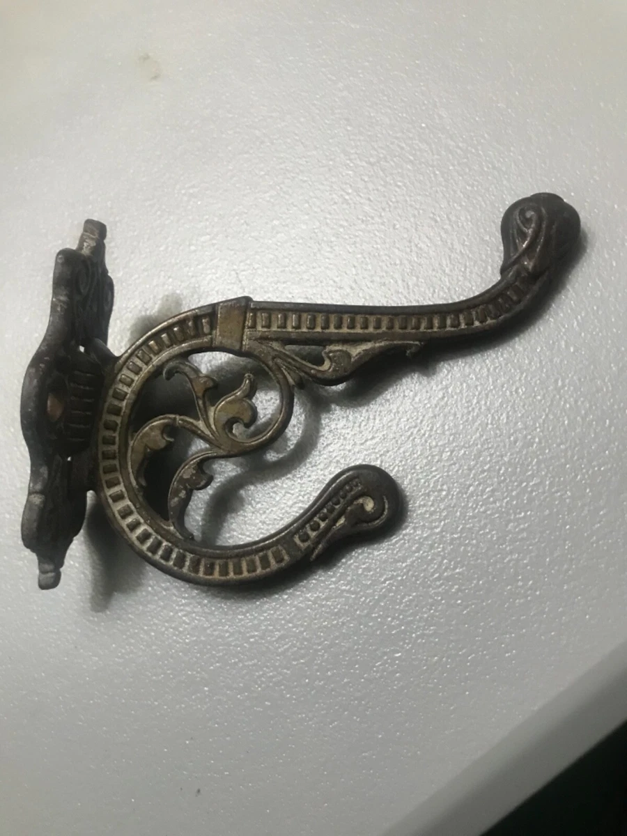 Ganchos Para Perchas Victorianos De Hierro Fundido - Pack De 6, Diseño Bellota, Estilo Antiguo, Marca Ironmongery World