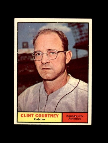1961 Topps Baseball #342 Clint Courtney (Athletics) EXMT