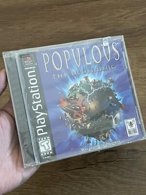 Populous PS1 Sony Playstation New Factory Sealed FAST SHIPPING