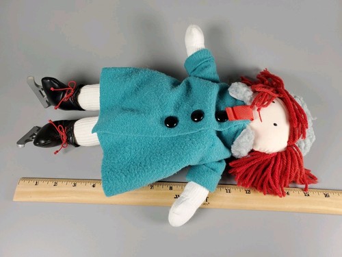 Vintage 1990 Eden Madeline in Ice Skating Outfit 15" Plush Doll - Picture 5 of 6